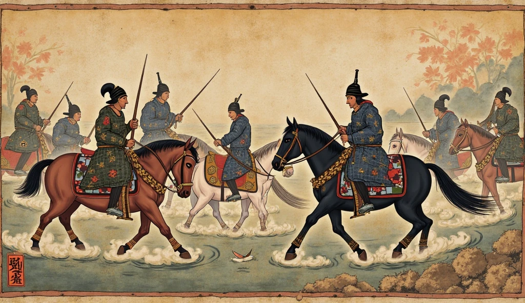 cao cao,multiple boys,(riding horse),mustache, looking at viewer, outdoors,house, amy,horse
intricate details,masterpiece,8k,highres,best quality,highest texture,realistic,nature light,perfect shadow,Close up with more clear faces,
<lora:add_detail:0.3>, <lora:Xiaorenshu_v20:0.7>,
ancient china, three kingdom of romance, historical battlefield,landscape,field,strong wind,empty,