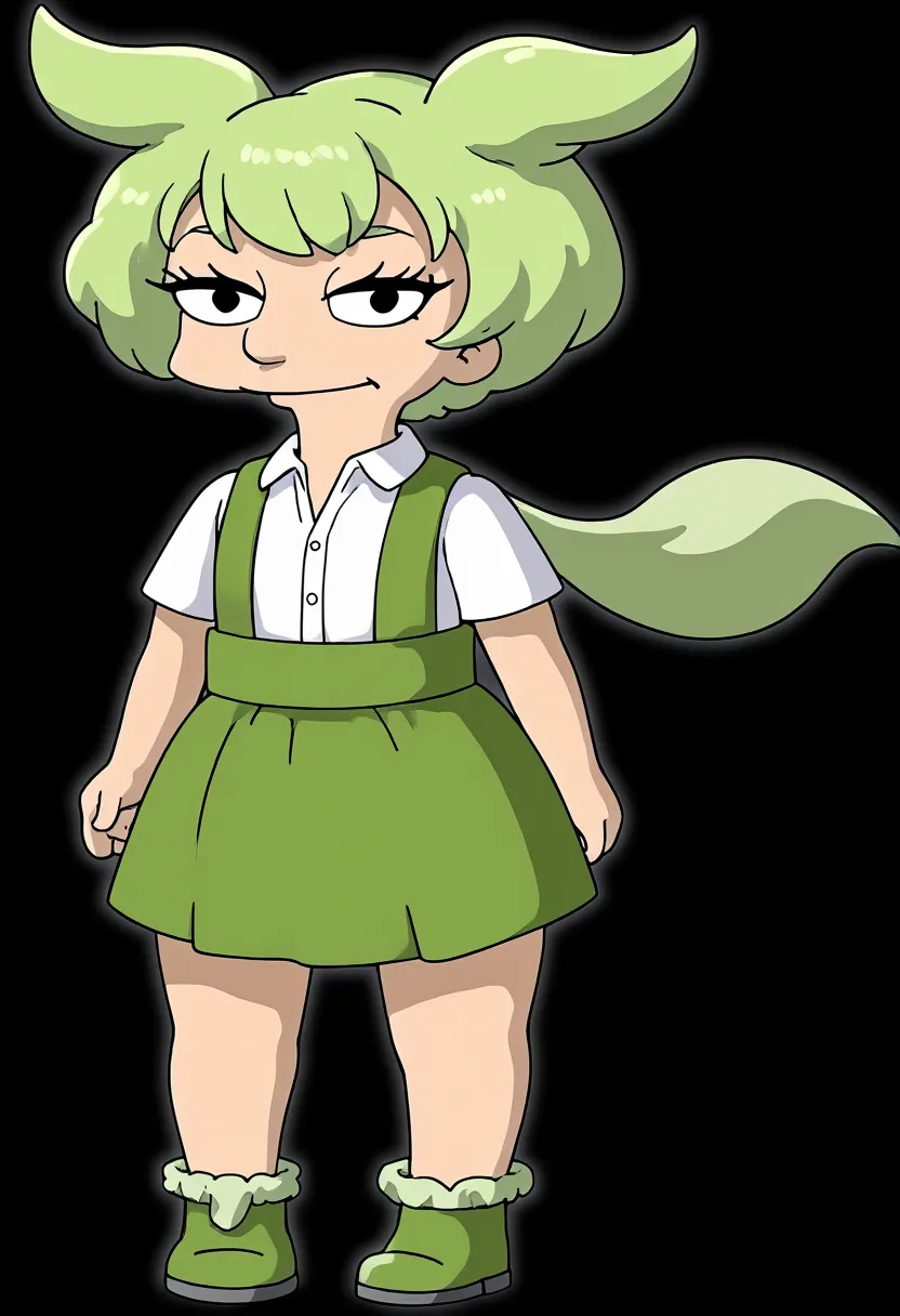 Un joint de cannabis en personnage de pokemon