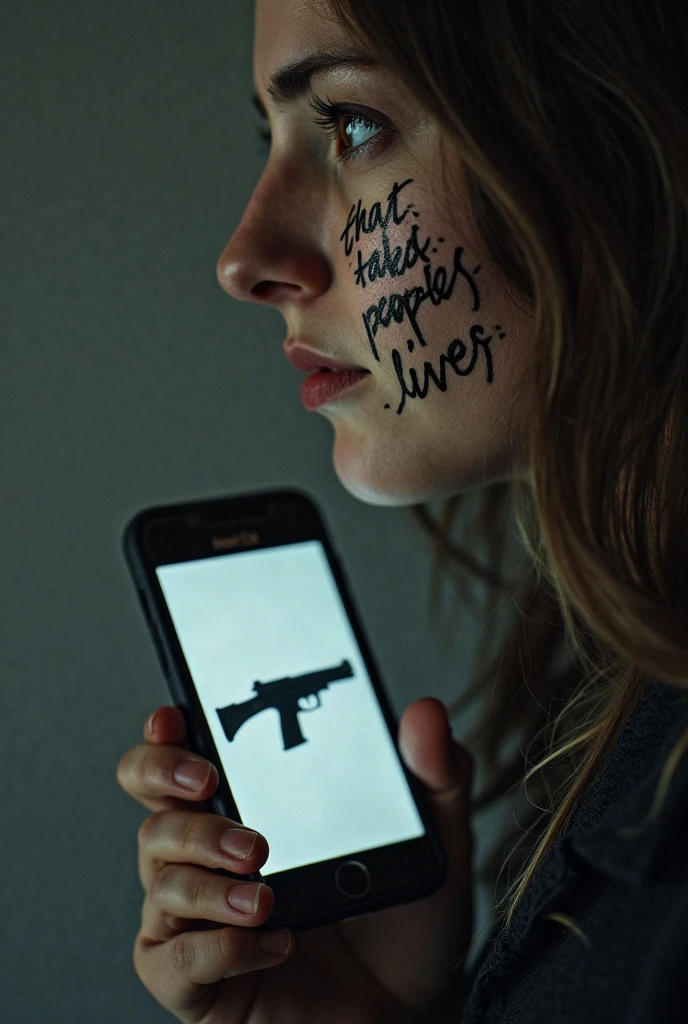 African american hand holding a phone with the words "likely to scam" on the screen in a horror vibe with blood on the hand just hand no body with a black background