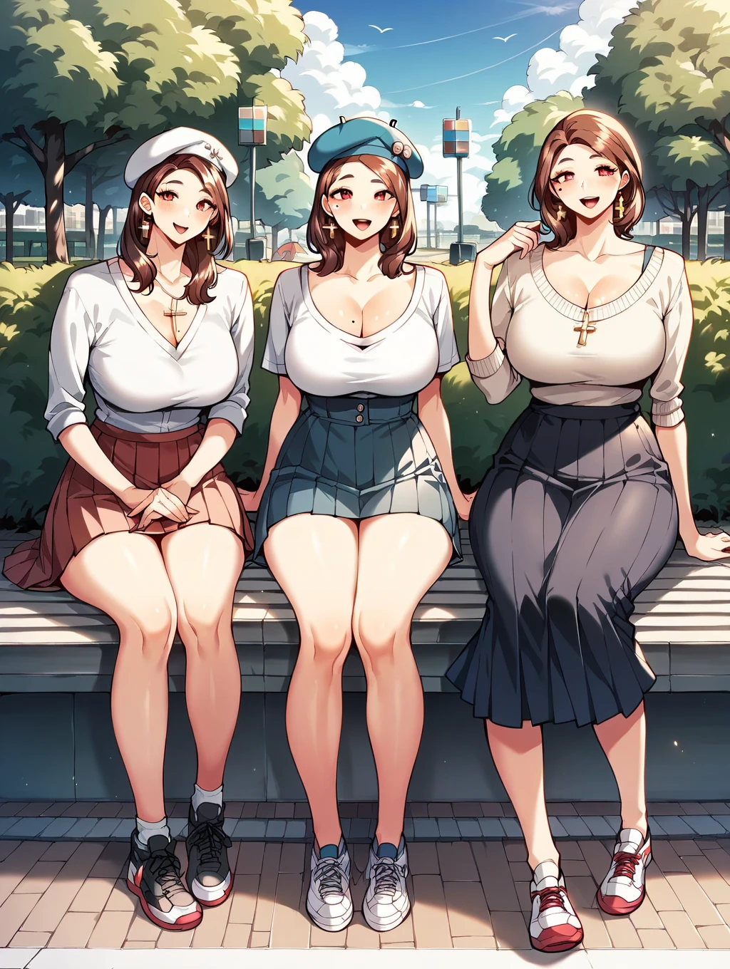(8k, ultra detali, best qualityer, anatomically perfect body:1.5), (smallbreast:1.2), shining skin, (1 girl), (I have to pee:1.1), (urge to pee:1.2), (peeing alone:0.8), (pp clothes:0.7), (very desperate to pee:1.3), (take it to the bathroom), (waiting for the bathroom with a line), (squatting down), (Each one has a different blouse), (Each one has a different muumuu maxi dress:1.4), petticoat, (Everyone has different short boots:1.1), (Everyone has a different hairstyle), (knees together and feet apart:1.4), (Rub each other's knees:1.2), (leaning forward:1.3), (hand between legs), (holding the crotch:1.5), (orgasming:1.5), (blush:1.2), (embarrassment:1.3), (impatience:1.4), (confusing:1.2), (fidgeting:1.5), fbass guitaring sweat, (erotic waist twist:1.3), (gasping), (breathless:1.4), erotic feelings, (eyes locked, cloused mouth:0.9), (orgasming), looking away, from sideways, bass guitar_angle_ten mens, (skirt raised:1.4), NSFW,
