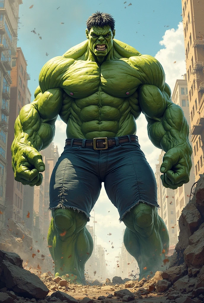 The incredible hulk with an autistic  