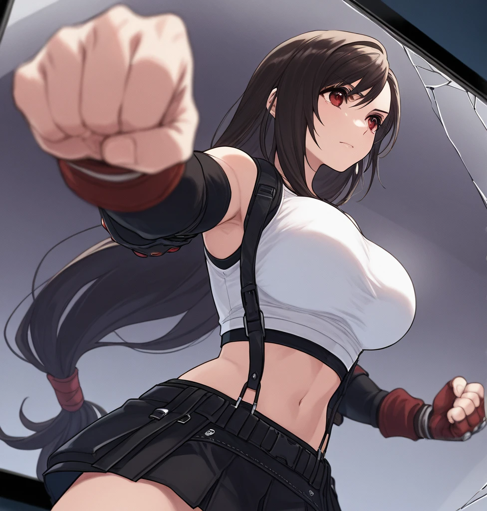 Tifa Lockhart with purple hair
