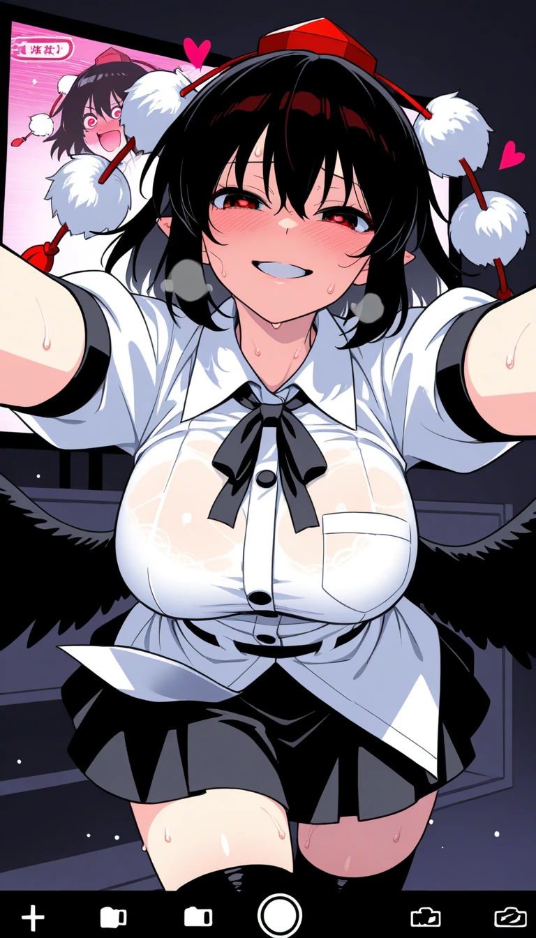 NSFW,masterpiece,Highest quality,High resolution,Super detailed,marnie_\(pokemon\),Aqua Eye, Black Choker, Red ribbon,Small breasts,(Maid clothes),Off the shoulder,Crop top,mini skirt,garter belt,expectant face,Frustrated face,Embarrassed,blush,(??????? face),Old-fashioned coffee shop,heart,Trembling,(Middle-aged men),Falling into Pleasure,(Squirting),(Having sex),Insert,Creampie