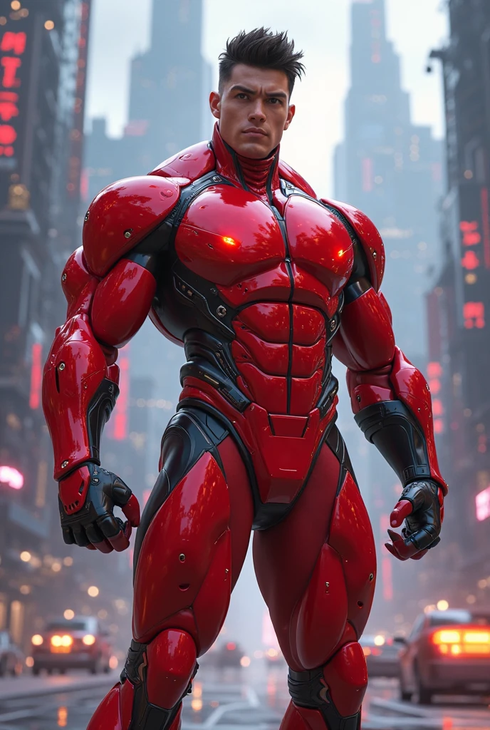 Black Red Metal Sonic, attack, Wide shot from the ground, Symmetric, Bright red eyes, Bokeh, Cyberpunk Wasteland, Neonstadt, Surrealist, 4K, Nano Suite, Award-winning, background, Muscular legs , Muscular arms, Muscular upper body, Muscular Abs , Muscular shoulders,
Huge muscles,A penis as large as a horse.,