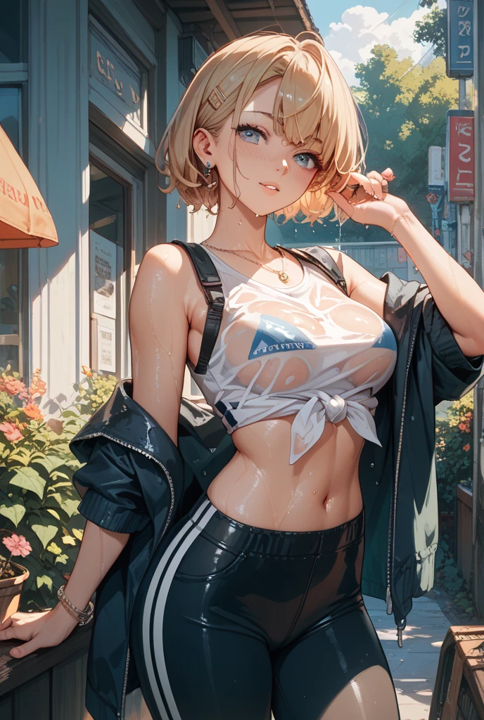 girl spacepunk,(((1girl))),((beautiful girl with cute cat ears)), cute little cat loli,(((little loli,small tiny body,petite, chibi)))(((flat chest))) ((blonde hair, blonde messy hair, white inner hair, short hair:1.5, unkempt hair:1.35,short blonde hair,ear breathing,intricate cut hair)),((((cat ears,cat ears on head,big cat ears)))),(((blue_eyes:1.3))),intricate eyes,beautiful detailed eyes,symmetrical eyes,(((small freckles on the face,small freckles,small freckled girl)))(((lustrous skin:1.5,bright skin: 1.5,skin tanned,shiny skin,very shiny skin,shiny body,plastic glitter skin,exaggerated shiny skin,illuminated skin,wet legs))),(spider lower abdomen,narrow waist,wide hip,athletic body,inflated legs,detailed body,(detailed face)), cute,slutty,seductive,erotic,(((nsfw))), zettai ryouiki,revealing clothing,show skin,((((underboob)))),((cleavage)),(semi-naked,with little clothing,((tiny thong, armor thong intricate)),large sport socks,visible thong straps,no bra),((((crop top hoodie,cropped hoodie,hoodie,hoodie intricate)))),(((wet clothes,intricate outfit,intricate clothes))), (dynamic pose:1.0),solo focus,embarrassed,(centered,scale to fit dimensions,Rule of thirds), pose focus on butt, focus on waist cyberpunk city by the ocean at night, with bright neon signs and dark stormy clouds and puddles, scenery:1.25,nighttime, starry night, cosmos, artistic photography,(photography taken by sldr),highres, sharp focus, (ultra detailed, extremely detailed), (photorealistic artwork:1.37),(extremely detailed CG unity 8k wallpaper),((synthwave background theme)),(((vibrant colors))),(intricate background),(masterpiece),(best quality),