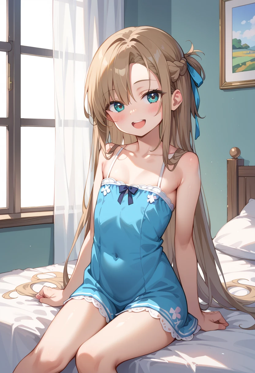 /draw (((Alice))) from alice_in_wonderland, ((loli)), arms_crossed, flat_chest, highest realism, photographic_detail, perfect_clarity, perfect_detail, nai4, warm_lighting, detailed_ambiance, ((perfect_flat_chest)), perfect_vagina, sitting, legs_open, ((loose_tunic_exposing_breasts))