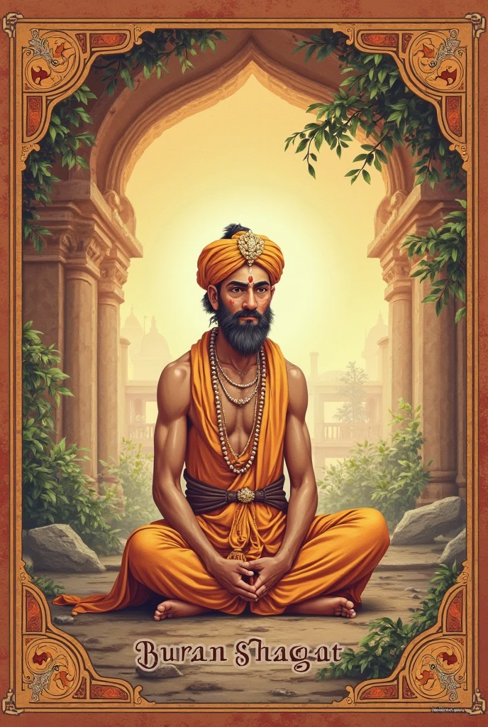 Poster about sundara murthy nayanar as poet young men