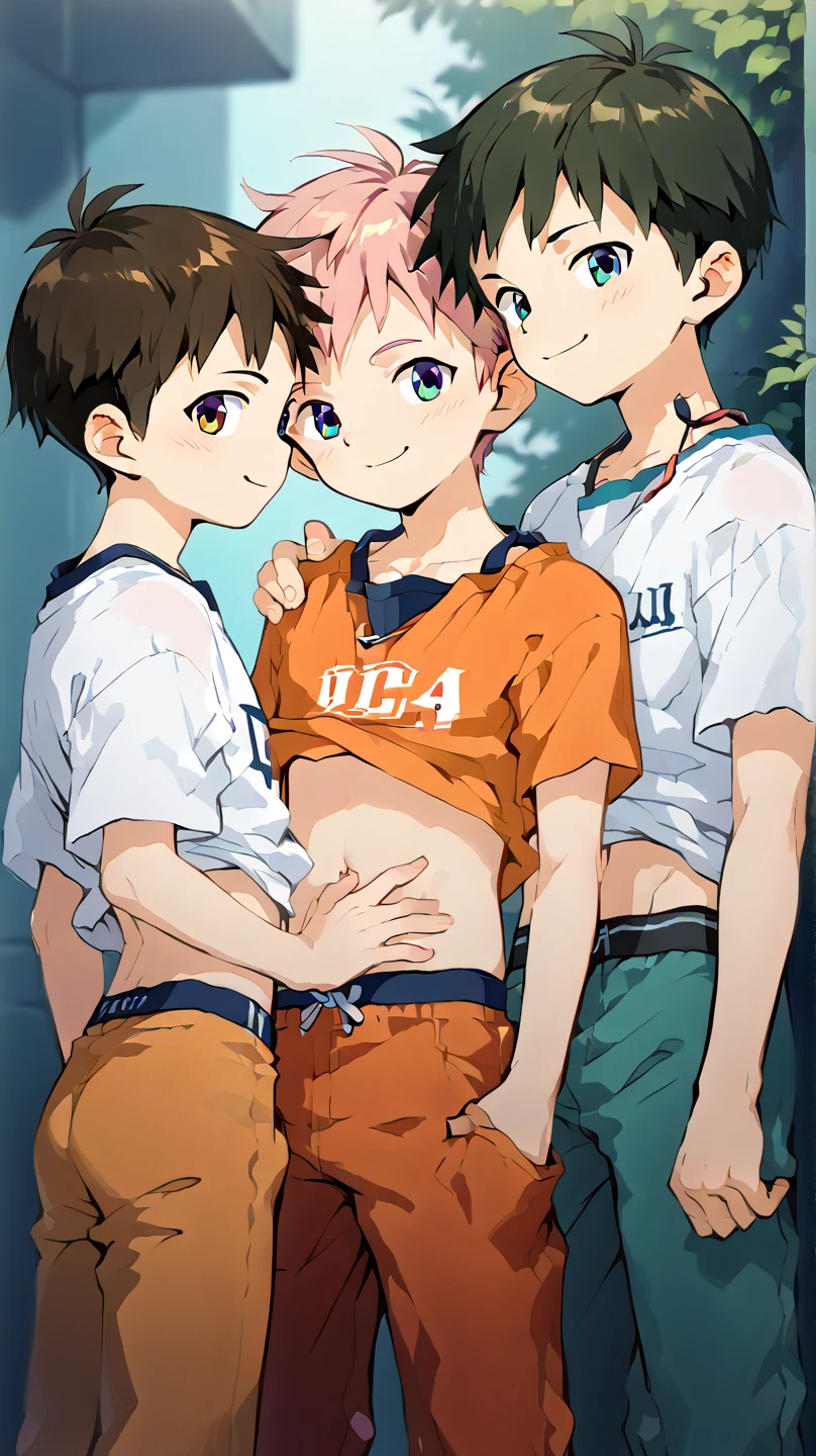 showing each other dick off,stand facing each other,two Male children,nakeness,two boys,younge boy,child-faced,infancy,young age,short round face,Flat chin,infancy,(child-faced),Spread your legs apart,belly hair,chest hair,black pubic hair,young age,Flat chin,finely detaild face,well-muscled,orange short hair,Bright hair,White eyes,Keep your eyes wide open,nakeness,Abs pectoral muscles,strong and well-developed muscles,Bright,Bright and vivid colors,(depth of fields:1.2),Positive audience,Spread your legs apart,the night(masutepiece, Best Quality),showing each other dick off,stand facing each other,Male children,nakeness,two boys,younge boy,child-faced,infancy,young age,short round face,Flat chin,infancy,(child-faced),Spread your legs apart,belly hair,chest hair,pink pubic hair,young age,Flat chin,finely detaild face,well-muscled,pink short hair,Bright hair,White eyes,Keep your eyes wide open,nakeness,Abs pectoral muscles,strong and well-developed muscles,,Bright,Bright and vivid colors,(depth of fields:1.2),Positive audience,Spread your legs apart,