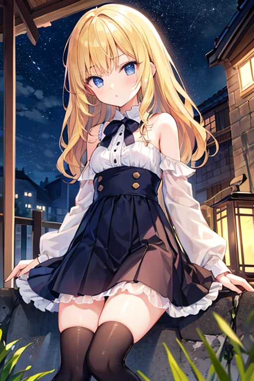 (Highest quality, masterpiece:1.2), (1 Girl, alone:1.2), cute, Cat ear、smile, Detailed Background, (Looking at the audience, alone focus:1.2), The light shines on your face, null, blue null, Cowboy Shot, sunlight, Lens flare, Written boundary depth, scenery, Open your mouth, Kanata Konoe, Long Hair, Purple eyes, Blonde, Straight hair, ,Are standing, Pink clothes、Frills、Black Ribbon、(Black skirt lift))、((Pink lace panties))、Cowboy Shot、Night downtown background,携帯電話を持ってAre standing,