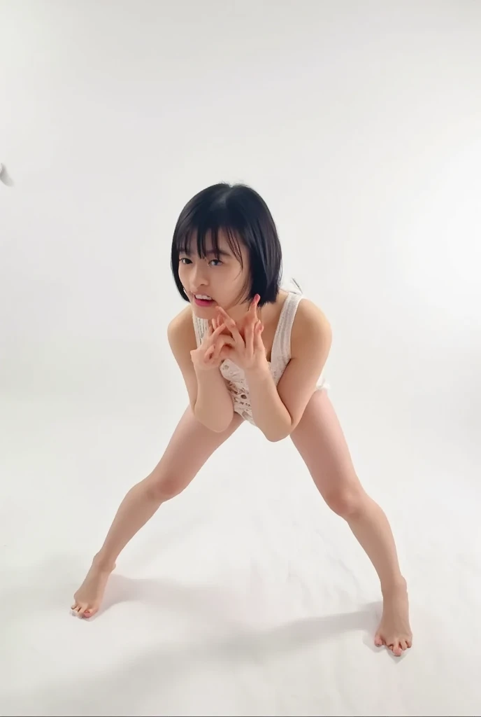 (((Naked elementary school students))),((Shaved)),((masterpiece)),(((highest quality))),((Very detailed)),((figure)),8K, Best image quality,Japanese Junior Idols,A cute junior idol performing live, completely naked and showing off her beautiful crotch,Please open your legs and show us your pee on the live stage.,The camera angle is from directly below the live stage, looking up at the crotch of a young elementary school student squatting with his legs apart on the live stage.,A close-up of a naked woman's smooth crotch and urine spurting out in detail,By shining a light on the idol's crotch, the screen is filled with urine, realistically portraying it being urinated from the crotch.,Naked elementary school studentsアイドルの前に突き出された幼いツルツルの股間のワレメから放尿されるオシッコを股間の真下から見上げるように超接写