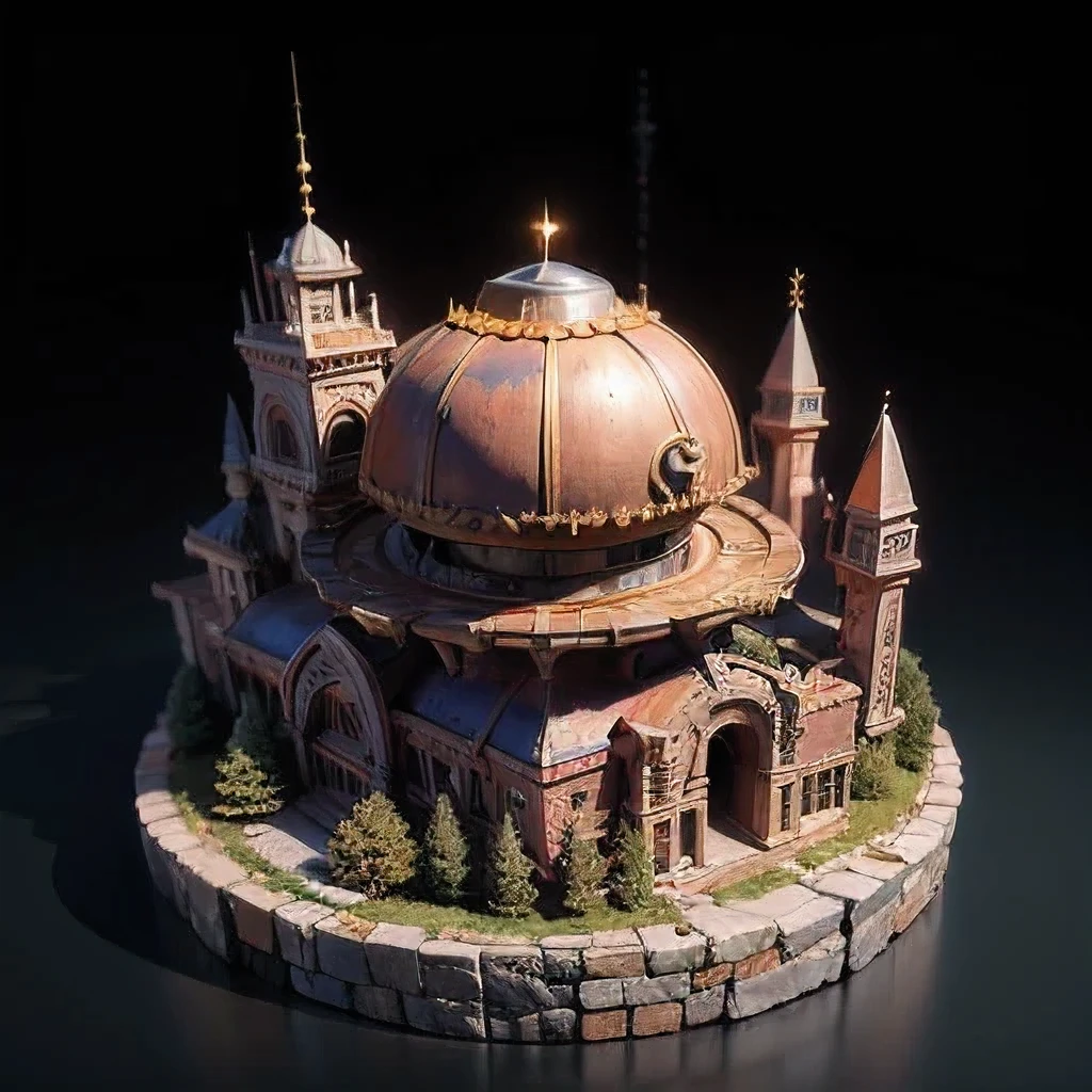 City, Lowpoly, FoLT, ISOMETRIC, 3D Art C4D