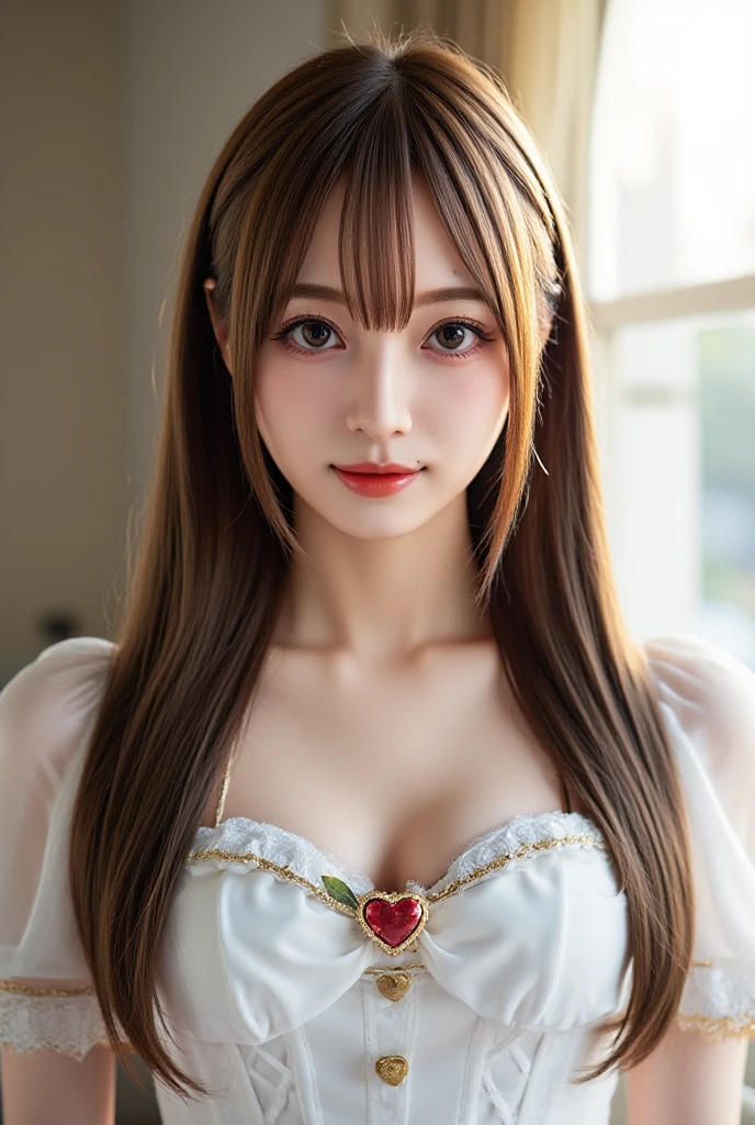 costume , stage ,(((live-action:1.5))), ((Realistic Beautiful Girls:1.3 , Japanese idols)) , ((Realistic sunlight  , 8k , top quality masterpieces:1.3)) ,  details , bungs , female ,  , twin tails,