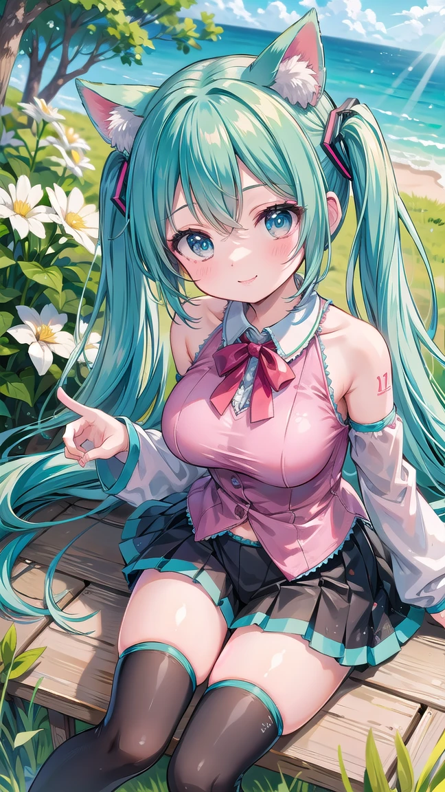 (masterpiece、highest quality、highest quality、Official Art、Beautiful and beautiful:1.2)、(One girl:1.3)Hatsune Miku、Twin tails,Big Breasts,(Take a selfie, Bird's-eye view: 1.4), (Straight half of the body: 1.4), Portrait photo of a 24-year-old blonde in RAW UHD format (Blue Eyed Woman) Walking down a dark alley, Large Breasts,, City of night, (Under the skirt), (cut out), detailed (texture! , hair! , Sparkling, color!! , defect: 1.1), 非常にdetailedな光沢のある目 (Looking at the camera), DSLR lighting, Single-lens reflex camera, super high quality, Sharpness, Depth of written boundary, Film Grain (Downtown), Fujifilm XT3, Crystal Clear, Frame Center, Beautiful Face, Sharp Focus, Street lamp, Neon lighting, Bokeh (It's dim), at night, (Night Sky), detailedな毛穴, Oily skin, Sunburn, 複雑な目のdetailed, Full Body, Large Breasts