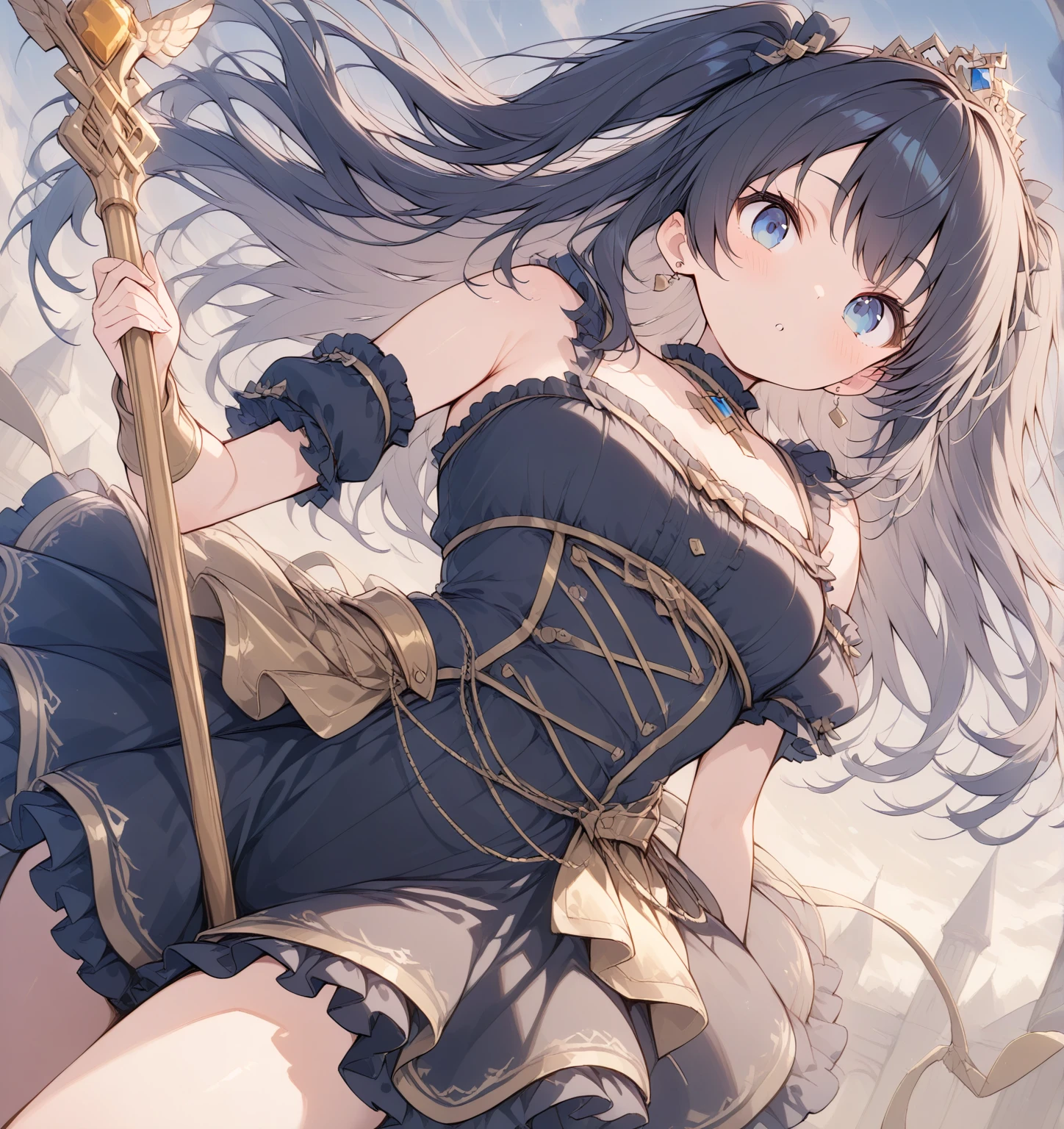 Beautiful and aesthetic: 1.5, (incredibly absurdres absolutely resolution: 1.5), Best quality, Masterpiece, 超高分辨率, 8K, ,)), (((Short braids))), Soft drawing, Beautiful black hair, Clear eyes, Loves,pantiess,underdressing,mitts,stocklings,cleavage,a paradise,Angel wings,Pure white,Clouds,cupid,bow and arrows,harp,palaces,Prometheus,Deities,Olympus,Stick out your tongue,leg wide open,chest,