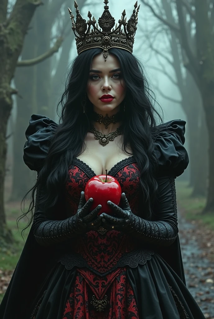 Dark Fantasy Art of (Cinematic Film stock footage style) in (arri alexa style) (Kodak film print style),
<lora:Evil Queen-000003:1>
nsfw Evil Queen a naked picture of a female villain, dark, moody, dark fantasy style