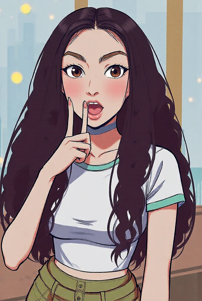 a cartoon girl, character portrait by Yanjun Cheng, trending in cg society, digital art, anime girl with long hair, realistic beautiful girl painting, cute kawaii girl, cute anime girl portrait, cute anime girl, cute anime girl portrait, realistic portrait kawaii, cute anime girl portrait, cute cartoon character