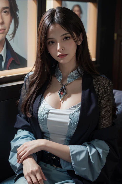 1girll，Sweet girl，College uniforms，naturey，ellegance，adolable，（large perfect eyes：1.2），cabelos preto e longos，Perfect nose，Bigboobs，Extremely cute，（At the night market），primitive，16k，（tmasterpiece：1.5），best qualtiy，Complicated details，超高分辨率，The is very detailed，Wallpapers，Unreal Engine 5，Ray traching，Art station with ultimate artistic details，动态照明，The is very detailed，（realisticlying：1.5），Sharpen，depth of fields，Complex 3D rendering hyper-detail，rendering by octane，Complete facial features，No hands appear