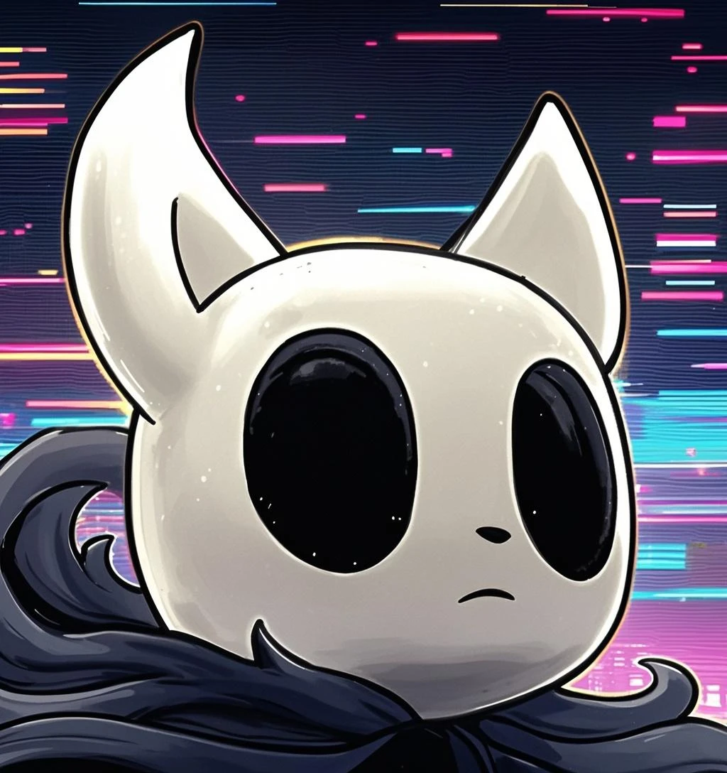 <lora:tklg_hk_000001:0.8> the_knight, mouthless, two horns, black eyes, white head, black body, featureless arms, featureless legs, hollow knight, cyan thong, big bulge, arms up, ((shortstack:1.2)), cute, chibi, wide hips, thick thighs, male, chest, (((by haychel))), wet skin, blush, back view, wet skin, shiny skin, big butt, looking back, looking at viewer, sitting, ((cyan t-shirt)), short shorts,
BREAK,
arcade, arcade cabinet, purple lighting,
BREAK,
(detailed background, depth of field, lens flare),
masterpiece, best quality, 4k, 2k, (high detail, cel shading:1.25), absurd res