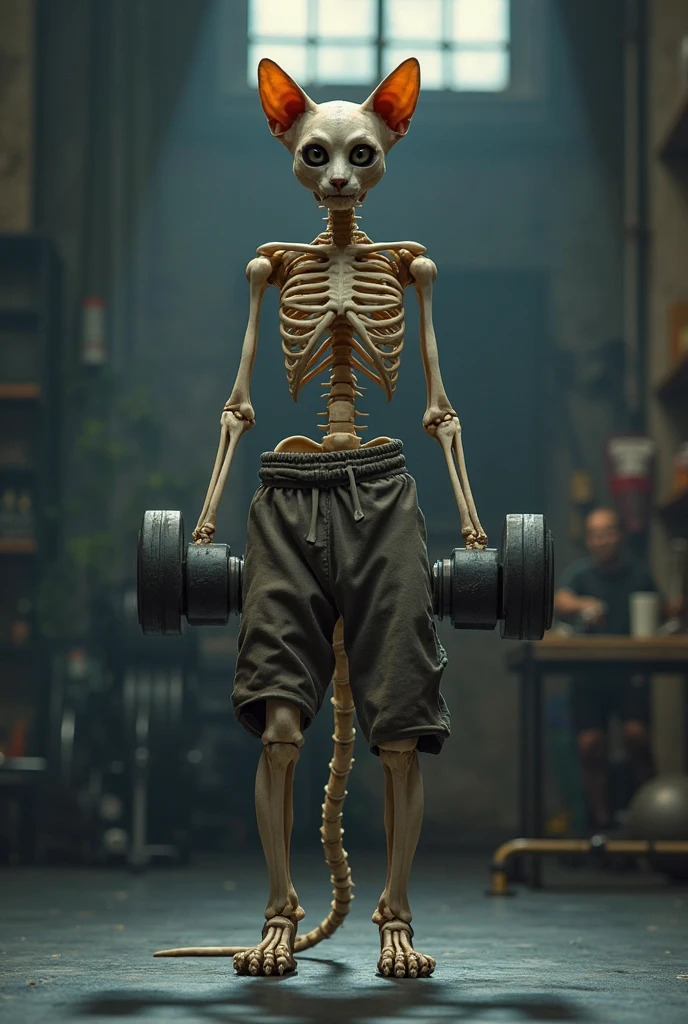 Skeleton in the gym