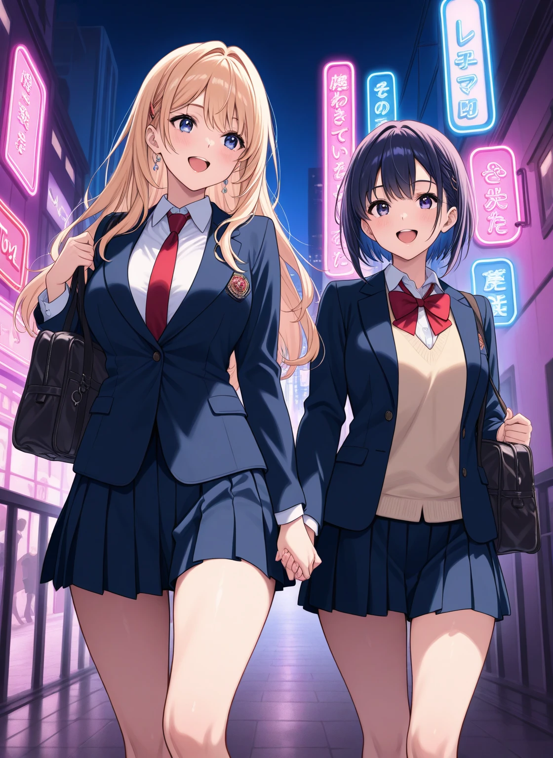 , model, large breasts, , horror alley midnight, , collage, art deco, pretty theme, , , , , jumping, , 20 years old,, shiny skin,school uniform, kawaii, , , sanpaku, , serious,
,
BREAK
,
masterpiece, best quality, highres