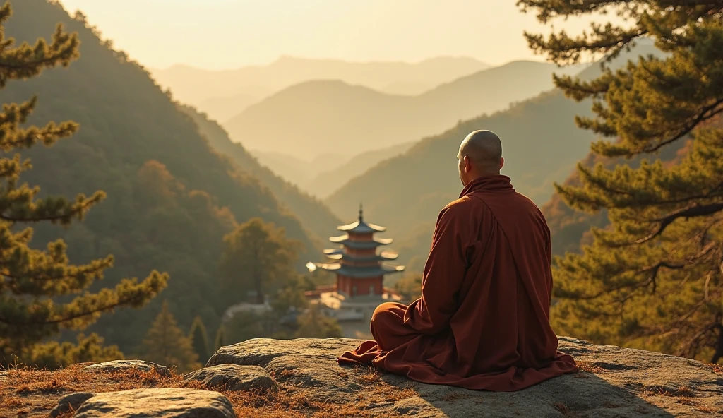 cinematic film still of <lora:Juxtaposition style:1>
Juxtaposition of a monk from behindsitting on a rock overlooking a city,1boy,sitting,male focus,outdoors,japanese clothes,sky,day,cloud,from behind,blurry,tree,bird,sunlight,cloudy sky,building,scenery,sun,facing away,architecture,flock Juxtaposition, artistic, photography, dramatic light, dramatic shadow light, contrast, saturated color, cinematic, filmic, photographic, realistic, realism, perfection, perfect, Juxtaposed, opposite, different things, side by side, syncretism, antithesis, Juxtaposition style, shallow depth of field, vignette, highly detailed, high budget, bokeh, cinemascope, moody, epic, gorgeous, film grain, grainy