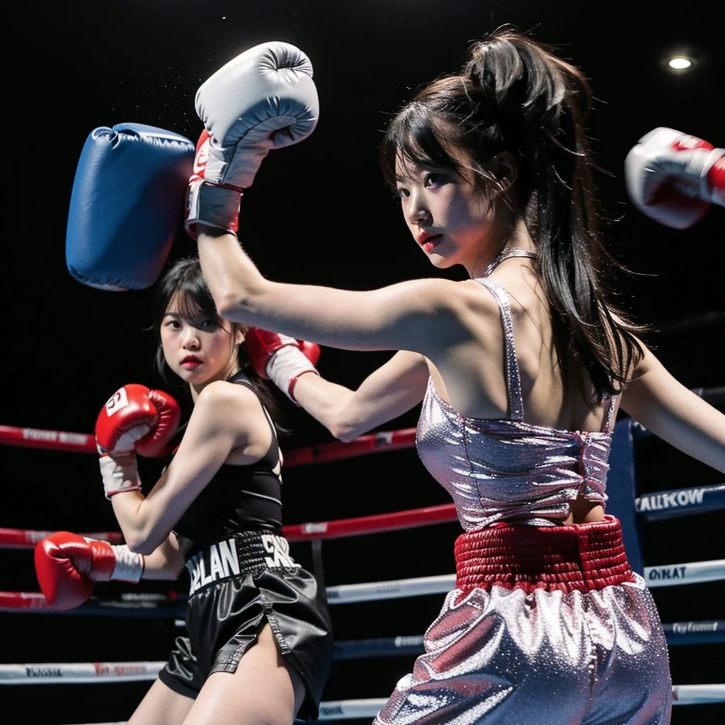 super sexy girl boxing