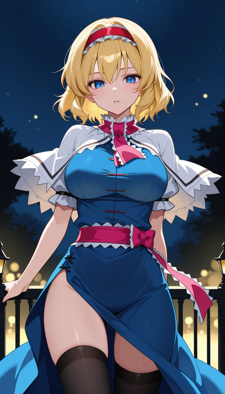 Anime illustration、highest quality、A short and plump gal、Night Park、Illuminated cherry blossoms、Cherry-blossom viewing、Tube top、hot pants、Perfect proportions、overwhelmingly big breasts、Beautiful, shining eyes、Cowboy Shot、Blushed、smile
