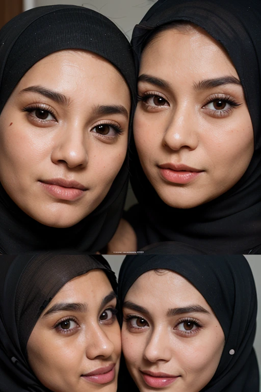 (((2girls beauty malay hijab girls without wearing, 45-Years Old and 45-Years Old))), ((best quality)), ((masterpiece)), (detailed), perfect face, huge breast and looking small nipple, detail breast, Beautiful leg, angry and sad expression, full body, both wet face and hijab with lot of semen, tomboy, small head big and red eyes,((multiple men, surrounded by men)), (extremely detailed CG 8k wallpaper), (show nipple:1), (show pussy:1.2), background: market street
