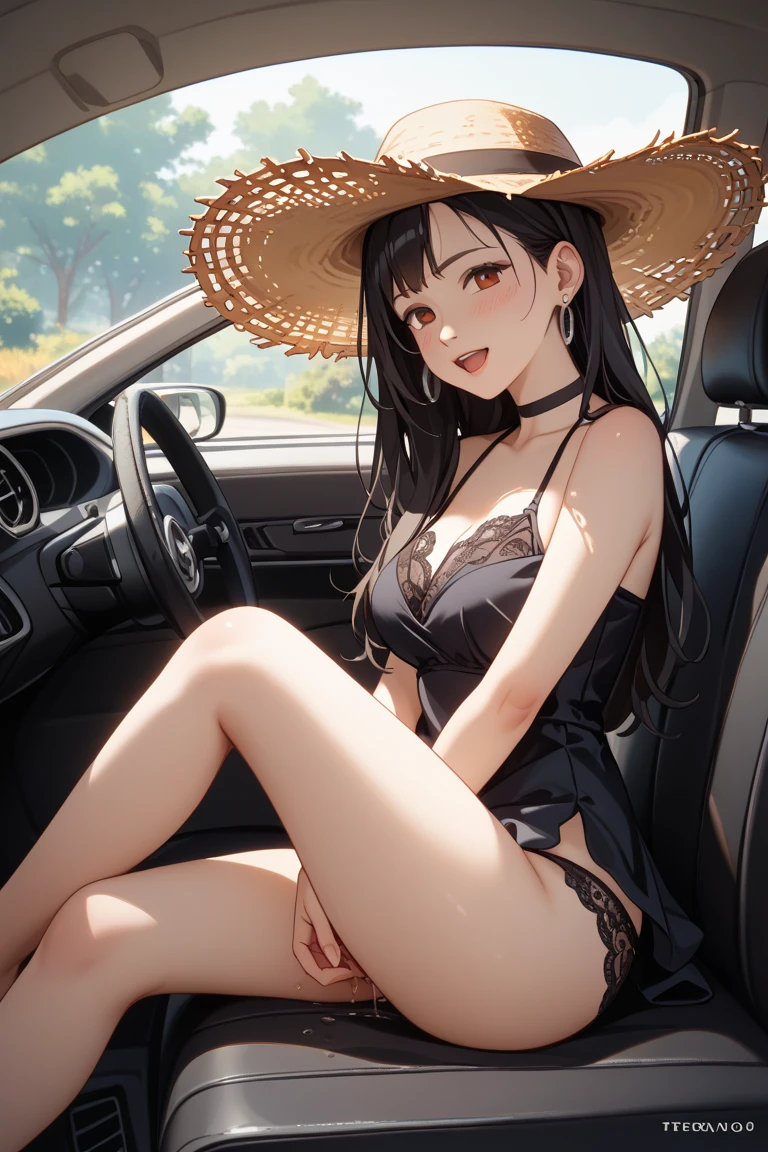 Yan Yuan opened the passenger seat and was not in a hurry to carry La En out. What he did first was to give birth to three metal pellets in the middle of the car floor. A half-tall T-shaped metal thug rose up from the middle of the car floor. object. Nhan Uyen took off the rope of Luo Lan's knees, separated her hands, wrists and knees, hugged her waist, put her arms through her bent legs and lifted her up horizontally. Walking to it, a shelf let her legs down and made her stand on the metal floor of the car. Her legs were glued to a T-shaped metal cone, with a horizontal line just enough to steady her small belly. Then Nhan Uyen helped her arch her back, forcing her to be tied together with her hands and fours pointing through her high heels with dimpled soles, holding her own pair of jade feet. Maintaining this position, use a sticky black cloth to wrap your hands, wrists and ankles together in a circle and roll up. The cloth wraps up and down, wrapping your lower leg and entire forearm. go up. La An's entire body formed a U-shaped island, her entire lower leg and forearm were tied together with black bandages, and a pair of big breasts stuck close to her thighs and . The flesh was ripped from the gap between the arms and thighs and crazy outwards. Luo An's small belly was held steady by a metal rod, her smooth, beautiful thighs were stretched out straight, her high buttocks were raised up to be picked up.
