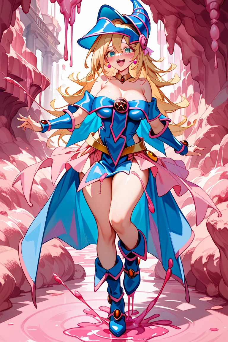 detailed illustration (side view),dynamic angle, ultra-detailed, illustration, clean line art, shading, anime, detailed eyes, detailed face, beautiful face, dramatic lighting, detailed illustration, dynamic angle, ultra-detailed, illustration, sensual face, gorgeous face, tired look on face, annoyed look on face, batting monsters, wining against monsters,
Magic Girl, woman in her late 30’s, milf, milf in a magic girl costume, pastel pink dress, thick, blue eyes, blonde hair, pear shaped body, big ass, perky but somewhat sagging breasts, magical sailor girl costume, clothes too small, magical effects, magical sparkling, wide hips, leotard, short skirt, thigh high socks, arm stockings, thunder thighs, bottom heavy body, covered in slime, fighting scary monster. Fighting with magic, fighting poses.