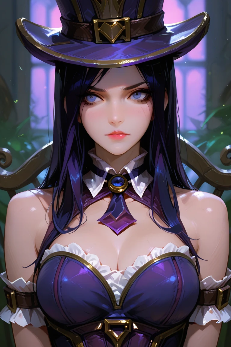 perfect eyes:1.2, detailed eyes:1.4, ruined makeup, smirk, girl face