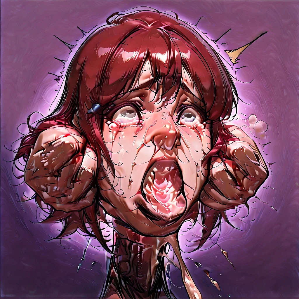 hanekawa tsubasa、eye glass、Braids、A dark-haired、large boob、fullnude、 (Black hair, Brown eyes, Round face),  With ribbon, (nose blush, Naughty, half opened eye, Drooling),On the bed in the infirmary,   [Full body shot]、Hardcore BDSM Kak Dega Again、Plenty of love juice、pale pubic hair、Wearing a black dog collar,Full body shot,body piercings,Large open legs、eye glass、Head-to-toe shots、Hand flail、fetters、Squirting、spout、There are a lot of them all over the body、Soak up the bright sunshine under the tropical sun、The udder is squeezed out with a rope、Woman in chains、slightly turned to the side、The lower back is cramping up and down、Chest is bobbing up and down、screaming in pain、 超A high resolution, (Photorealistic: 1.4)、Crying with joy、Crying in pain、Shot from a 45-degree angle to the right、Huge 、Stand on all fours with your butt facing the viewer、sticking out the tongue、Peeling the whites of the eyes、Crying in pain、eye glasses、Nipple ring、