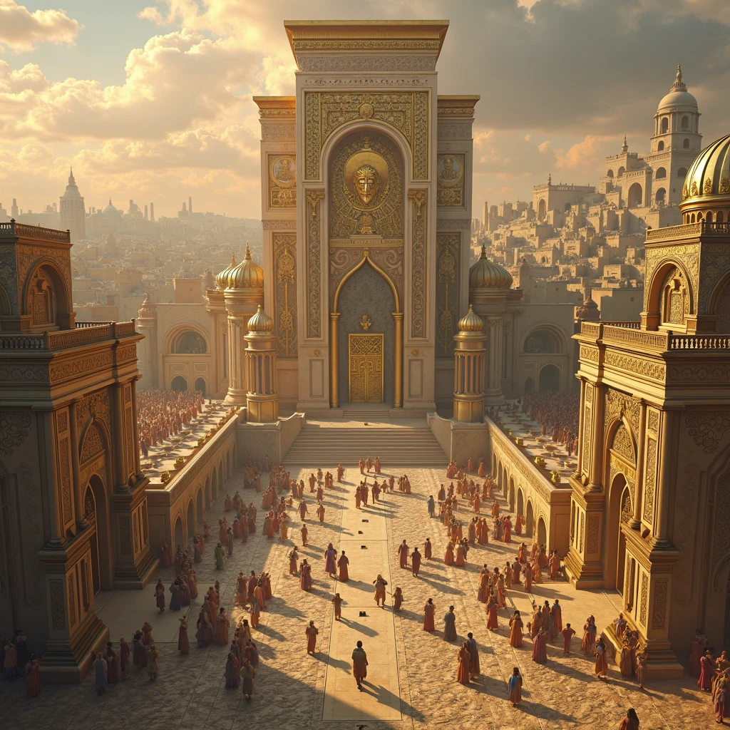 Temple of Jerusalem before King Nebuchadnezzar destroyed it
