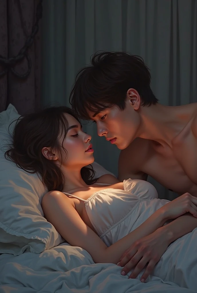 When the night advanced, we went to the room. Being with Lara, without having to hide anything, it was a relief. I lay down next to her, and she soon snuggled into my arms, as if that was the place where I was always supposed to be. I closed my eyes, feeling the rhythm of her breathing calm down as she fell asleep.