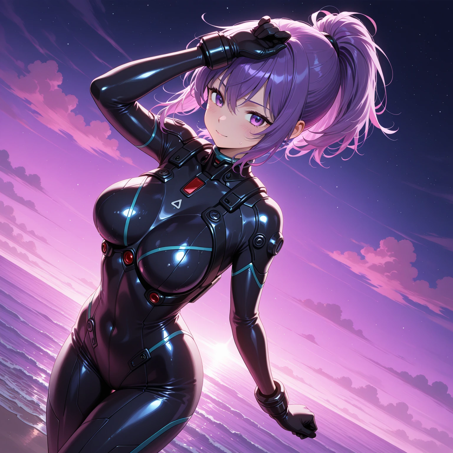  beret, cameltoe:1.4, ((erect nipples:1.3)), (((long gloves:1.3))), (((Latex Swimsuit))), brown loafers, oil skin, ((Latex black calf length socks)), Open your thighs wide to the left and right, squat on the ground、show off your crotch to the viewer, ((enamel bondage:1.3, sit, spread your legs:1.3, ((arm behind head:1.3)), absurdes, bob hayne hair, twin tail, flat lighting, elevation angle, sexy pose, highest quality, Complex, surreal, perspective, very detailed, detailed background, shape, 1 girl, alone, big breasts, ライト smile, embarrassing, blush, Poolside, (Sweat), (vapour)
