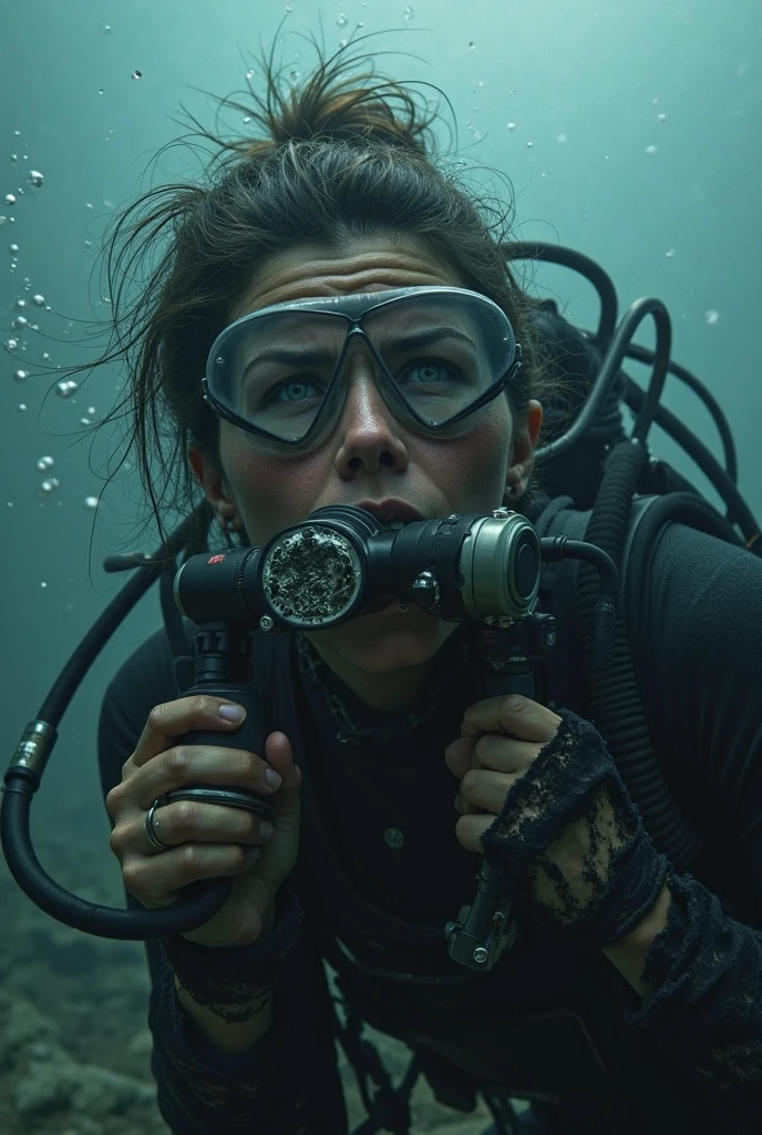 Making scuba diver