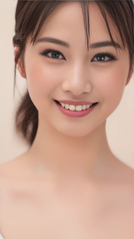 Beautiful woman with perfect eyes and nose、Model-like beauty、Cute like a model、Double Eyes、How to use regular mascara、Eye color is blue、Her hair color is pink.、Her face is delicate and elegant.、4K images、Beautiful style like a model、Usually large、A fresh and lovely smile、Pose like a model、Overall image、snap shot、Glamorous smile、Beautiful and delicate face like a model、highest quality、Masseter region、Beautiful smile、In a bright room、I'She is sitting on the bed in a pink miniskirt.、The height of femininity、Adult smile、Sexy pose、