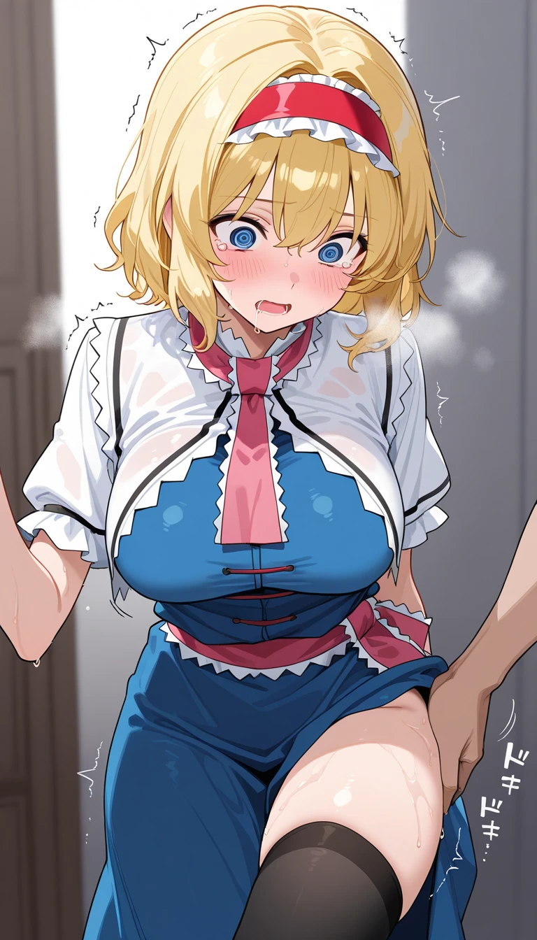 (Very , Fat middle-aged man:1.2), 破れたpantyhose, pantyhose, White shirt, Pencil Skirt, blush, French kiss, hug, ((Big Breasts)), Very detailed, High resolution, 4K, masterpiece, High resolution、(tears:1.8)、(rape)、(Sex)、straddling a man