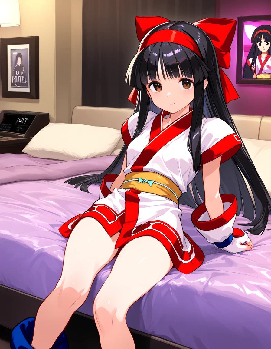 KomiShouko, obra maestra, Mejor calidad, absurdos, 1 chica, mirando al espectador, brazos, pantys, aula, Uniforme escolar, falda roja, Arco rojo, chaqueta de sport, ventana, session, silla, multitud,cruzando las piernas,muslos medianos.