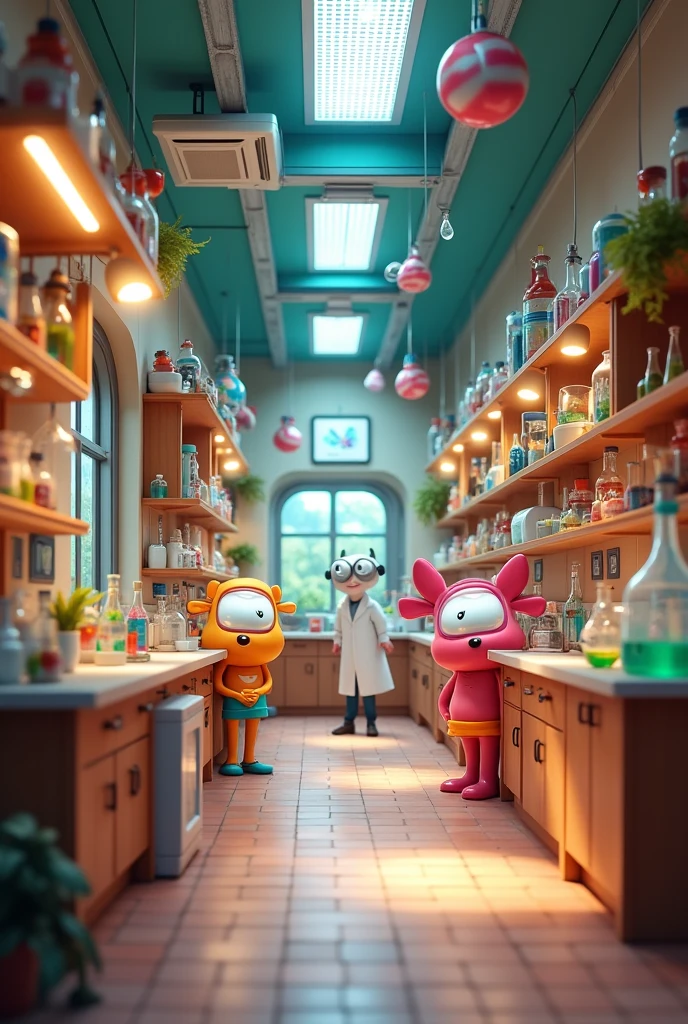 I WANT A ROBLOX GAME WALLPAPER WITH A SCENARIO SET IN THE GAME WHERE THE CHARACTERS HAVE CHARACTERISTICS OF THE GAME&#39;S AVATARS VARYING BETWEEN GIRLS AND BOYS IN THE IMAGE THEY ARE EXPERIMENTING MAGIC POTIONS AND TURNING INTO ZOMBIES