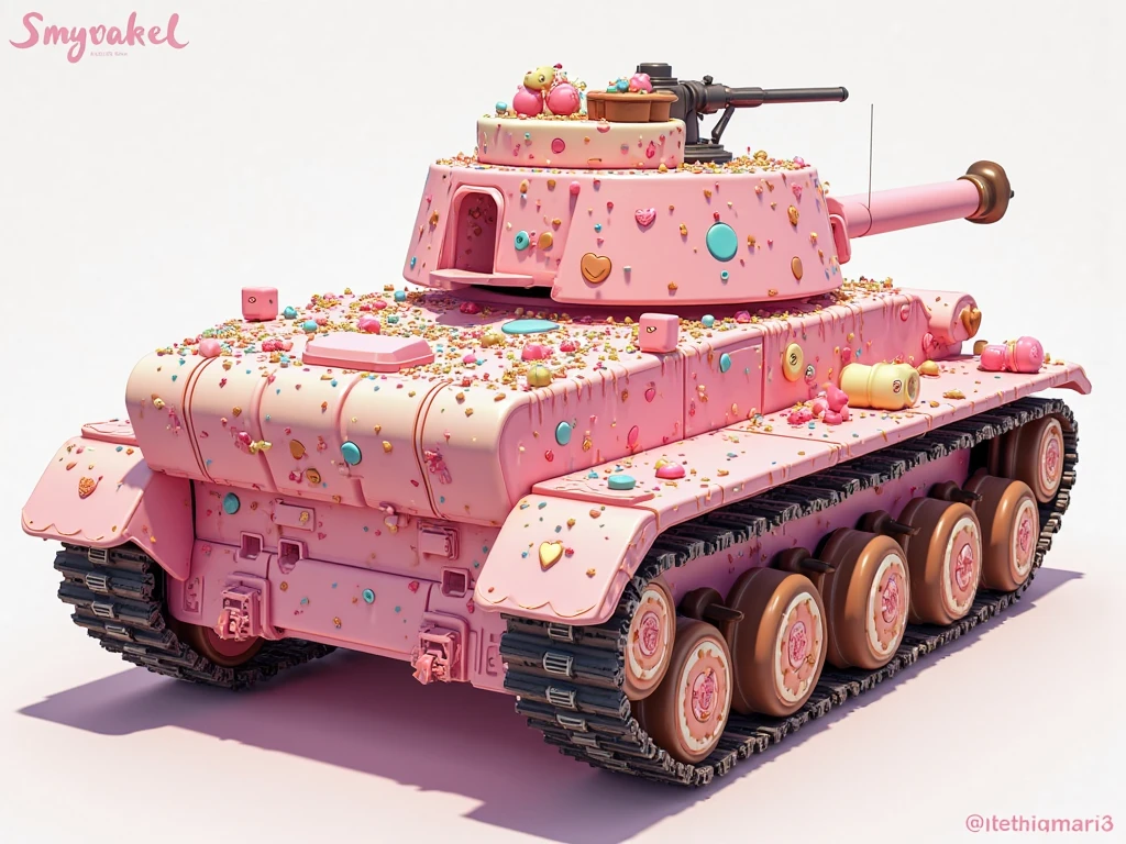 <lora:BarbieCore:0.8> BarbieCore tank, (shiny plastic:0.8), (pink and white:0.9), (pastel:0.85)