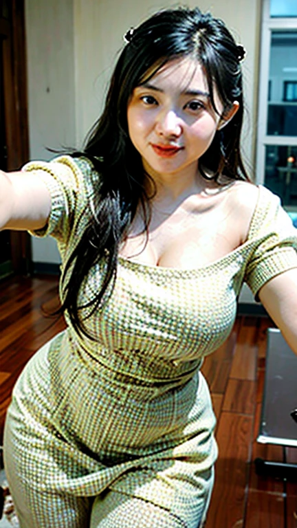 " 2woman, 35 Years Old, Indonesian , Lesbian Scene, Tank Top, big , full body, Curvy body, sharing Passionate hug and eating pussy