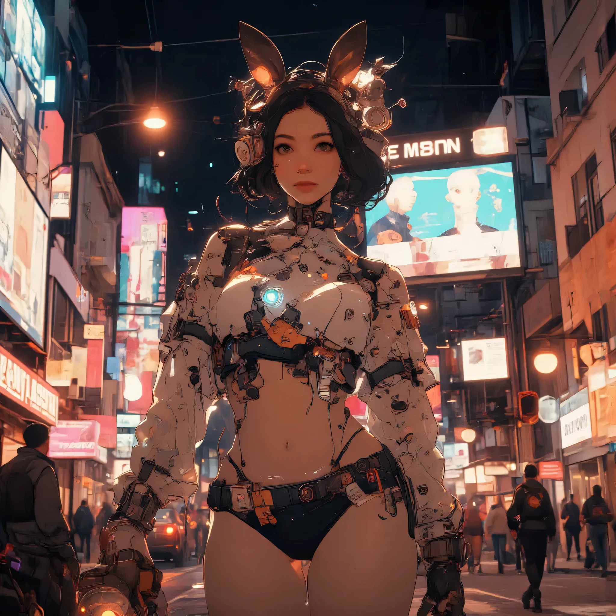 夜の未来都市🌃✨