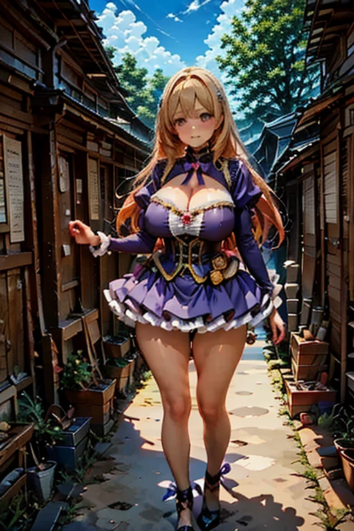 Girl large breasts highschool DxD