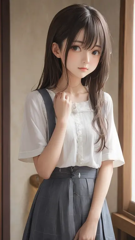 (masterpiece, Highest quality:1.2), One girl, alone,