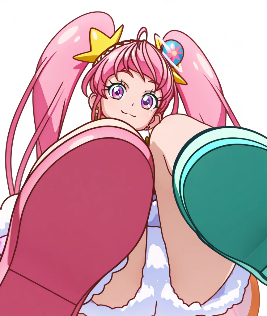 (8K、Ultra-high resolution、Highest quality、Ultra-high resolution、Official Art:1.5,Official Art),(Watching the audience), alone, smile, ((Pink Knee Socks)),(Browsing Caution), (Beautiful big boobs: 1.2 (Pussy), (((Very thick thighs))),Wide Hips, Beautiful thick thighs, 巨大なCircleいお尻, Beautiful huge natural breasts, (orgasm: 1.5),(Are standing/Are standing in honor),(Take off:1.5),Beautiful Hair, Beautiful Face, Beautiful and beautiful eyes, Beautiful clavicle, Beautiful body, Beautiful legs, Beautiful fingers,
(Beautiful views),smile),((front:1.5)), (((No pants, Genitals are visible))),Bangs straight,,Futanari-Style Nekov0,((cute, (((Thick penis:1.5/Circle々と太った大きな睾Circle:1.5))),blue sky,(Pink Hair/Long twin tails/Bunny ears),((Cute Costumes:1.5)),(((full penis))),Cure Whip(Cure Whip)(キラキラ☆プリキュアアラモード)(KIRAKIRA ☆ PRECURE A LA MODE)((front penis:1.5)),