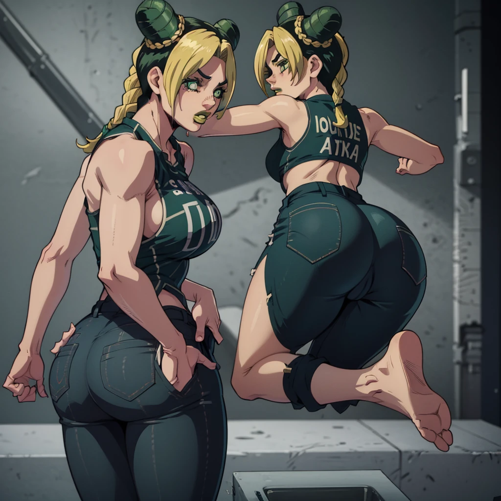 Jolyne, Big breasts, sexy, lingerie, thick legs