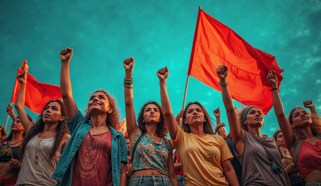 People united to achieve change, participatory, justice
