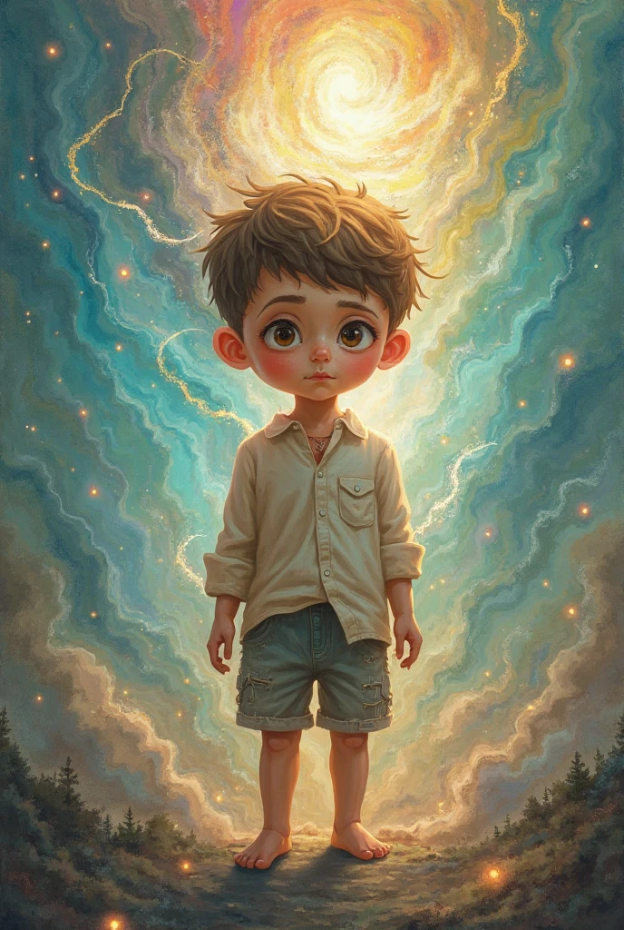 Now a boy with unlimited powers. In other words, he can do anything he wants, just think about it. 