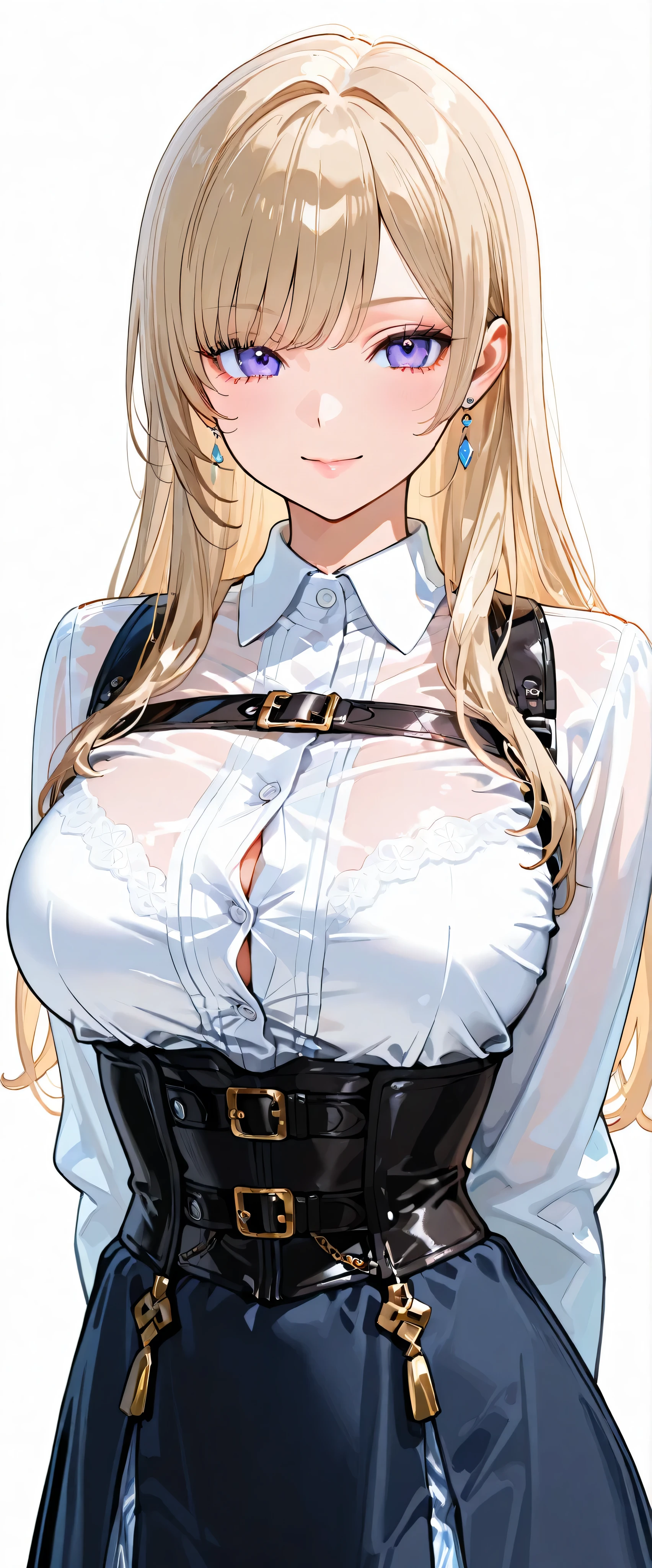 (((masterpiece)))、((Highest Quality))、(Super Detail)、(CG illustration)、(very beautiful ))、 cinematic light 、(((1 Mechanical Girl)))、 sf、Apocalypse、Erotic and grotesque、graduate School(Beautiful and luxurious:1.2)、(1 girl on break day:1.3)、face the front, (double breasted,underbust:1.2), button gap,((( CORSET BELTS ,chest harness))),(((high waist skirt,)))((see through))